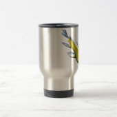 Gele koi Japanse karper waterverf Reisbeker (Center)