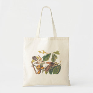 Gele komkommervogels in de fruitboom van Audubon Tote Bag