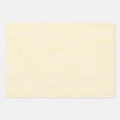 Gele konijnen thuis met paaseieren inpakpapier vel (Voorkant 3)