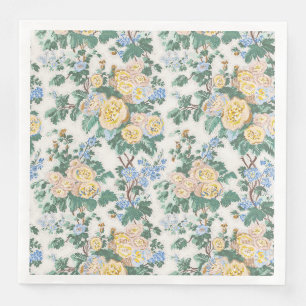 Gele Koolroos Chintz, Cottage Garden Servet