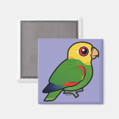 Gele-kopige Amazon Magneet (Voorkant / Achterkant)