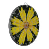 Gele kosmos dartbord (Voorkant Links)