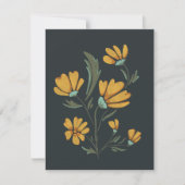 Gele kosmos met eenvoudige schoonheid (Voorkant)