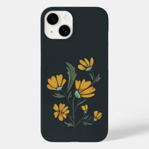 Gele kosmos met eenvoudige schoonheid Case-Mate iPhone 14 hoesje