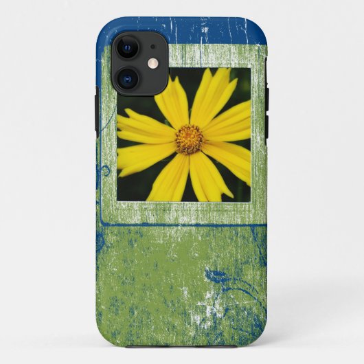 Gele kosmosbloem  lijst Case-Mate iPhone case (Achterkant)