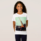 Gele kraan t-shirt (Voorkant volledig)