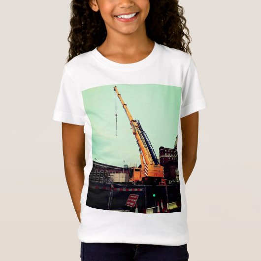 Gele kraan t-shirt (Voorkant)