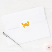 Gele Krab Sticker (Envelop)
