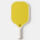 gele krabbel pickleball paddle (Achterkant)