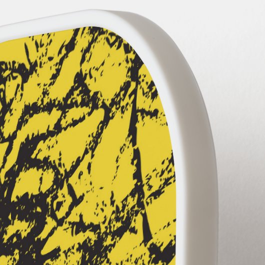 gele krabbel pickleball paddle (Links Detail)