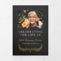 Gele krans foto begrafenis