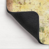 gele  krant muismat (Hoek)