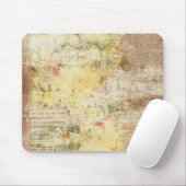 gele  krant muismat (Met muis)