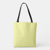 Gele Krijt Tote Bag (Achterkant)