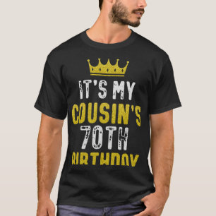 Gele kroon 70e dag voor neef van neef t-shirt