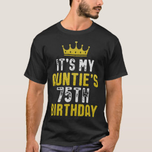 Gele kroon 75e dag voor tante van nichtje Nephe T-shirt