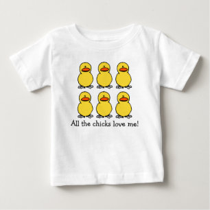 Gele kuikens houden van Shirt