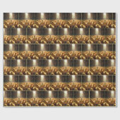 Gele kuikens in een zonnige schuur cadeaupapier (Vlak)