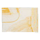 gele kunst kussensloop (Voorkant)