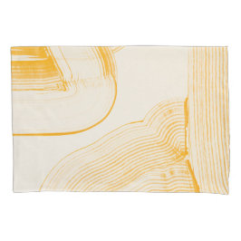 gele kunst kussensloop