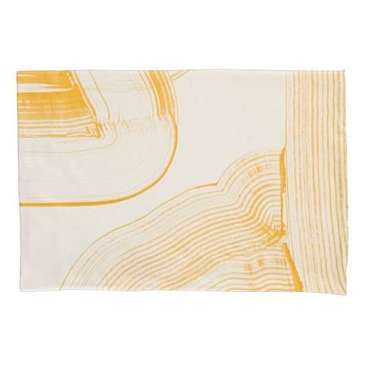 gele kunst kussensloop (Voorkant)