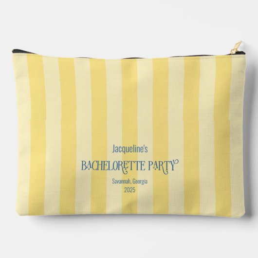 Gele Kust Bachelorette Trip Bruidsmeisje Etui (Achterkant)