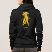 Gele kwal: Ik ben zo gelei Hoodie (Achterkant)