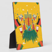 gele Kwanzaa Fotoplaat (Zijkant)