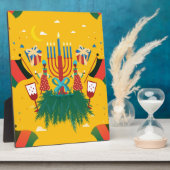 gele Kwanzaa Fotoplaat (Zijkant)