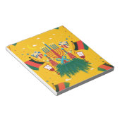 gele Kwanzaa Notitieblok (Schuin)