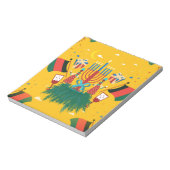 gele Kwanzaa Notitieblok (Linkerzijde)