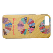 gele kwilt Case-Mate iPhone case (Achterkant (Horizontaal))
