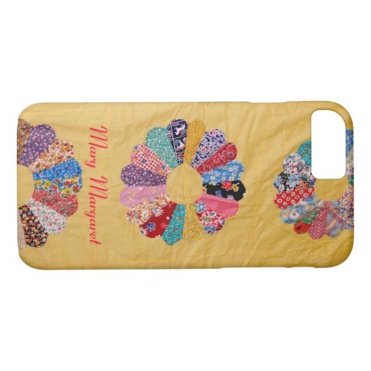 gele kwilt Case-Mate iPhone case (Achterkant (Horizontaal))