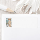 Gele Lab-adreslabels Etiket (Insitu)