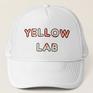 gele lab Canadese-vlag in naam Trucker Pet