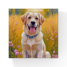 Gele Lab Labrador Retriever Hond Huisdier Schilder