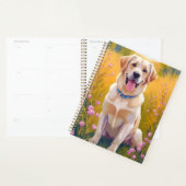 Gele Lab Labrador Retriever Hond Schilderij Planner (Display)