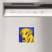Gele Lab magneet - "Archie" (Insitu (Vaatwasser))