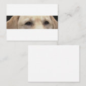 gele lab ogen notitiekaartje (Voorkant / Achterkant)