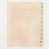 gele lab Puppy Dog Waterverf Labrador Retriever Planner (Achterkant)