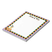 Gele lab Witch Notitieblok (Linkerzijde)