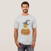 Gele lab Witch T-shirt (Voorkant volledig)