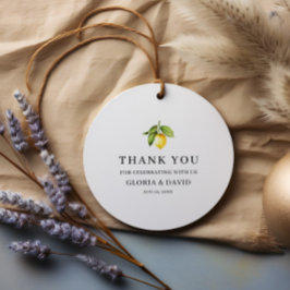 Gele Labels met een moderne weddenschap