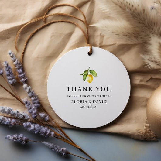 Gele Labels met een moderne weddenschap