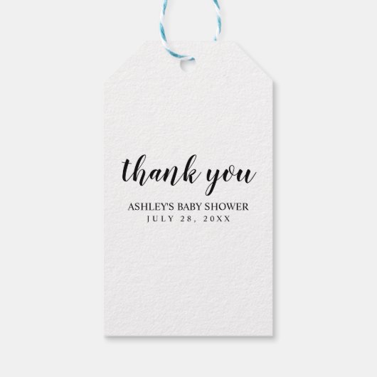 Gele Labels met lemon Slice Pattern-cadeau Cadeaulabel (Achterkant)