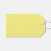 Gele Labels met pastel Cadeaulabel (Voorkant (Horizontaal))