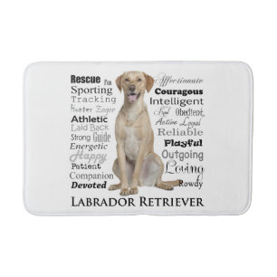 Gele Labkenmerken Badmat