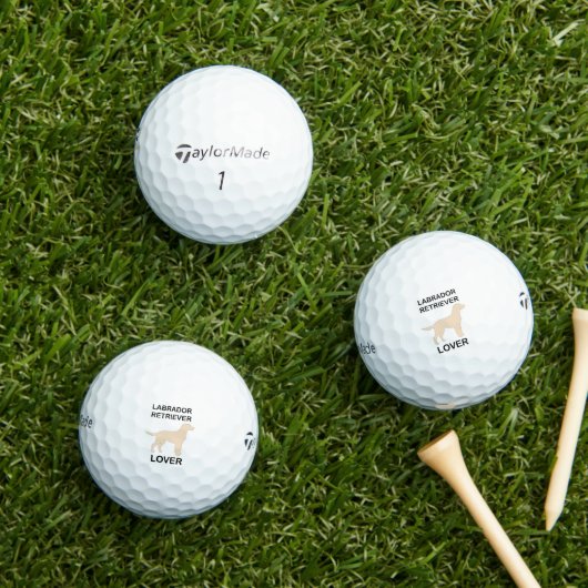 gele labliefhebber golfballen (Insitu Gras)