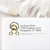 Gele labradoedle Clean & Simple Etiket (Insitu)