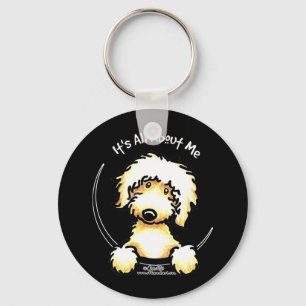 Gele Labradoodle IAAM Sleutelhanger